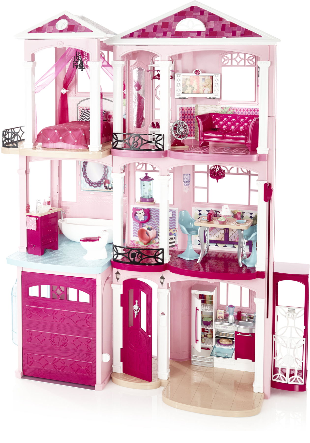2018 Barbie Dream House with slide and garage!